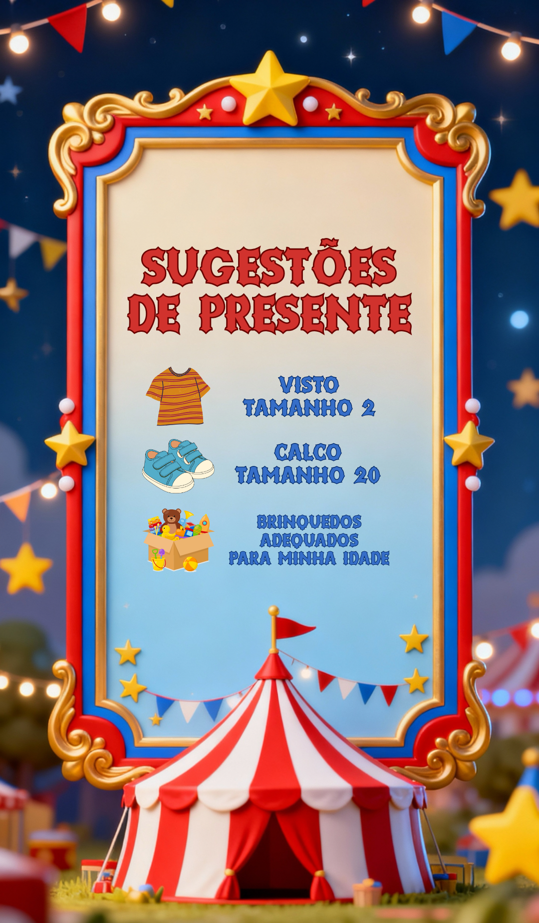 Sugestões de presente